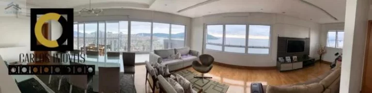 Imagem Belíssimo apartamento vista mar em Santos, com 380m², design diferenciado,