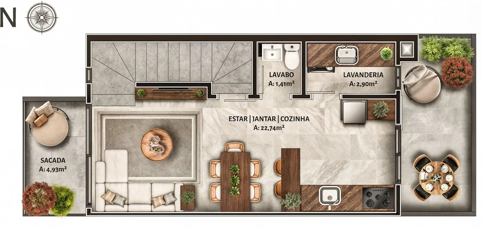 Imagem Casa à venda em Caxias do Sul, Colina Sorriso, com 3 quartos, 138m2