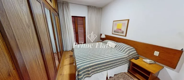 Imagem Flat disponível para locação no Les Jardins, com 45m², 1 dormitório e 1 vaga