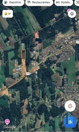 Imagem Terreno urbano área total (03 alqueires e 17 litros), sendo de frente 134,75 metros, vende área total, em Prudentópolis PR