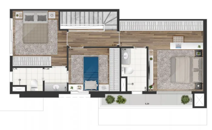 Imagem Apartamento com 2 Quartos à Venda, 52 m² em Indianópolis - São Paulo
