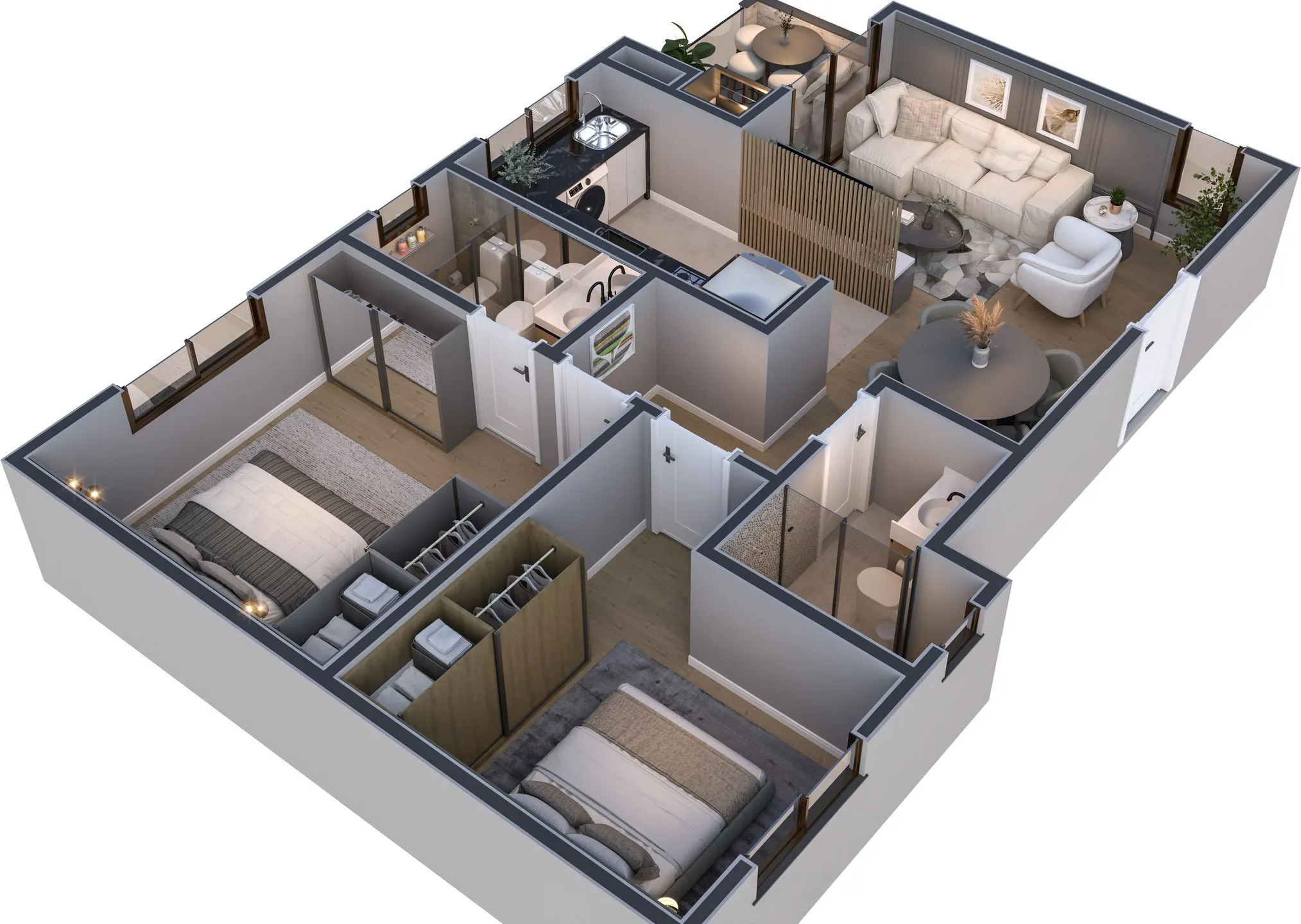 Imagem Apartamento à venda em Caxias do Sul, Santa Catarina, com 2 quartos, 91.57m2