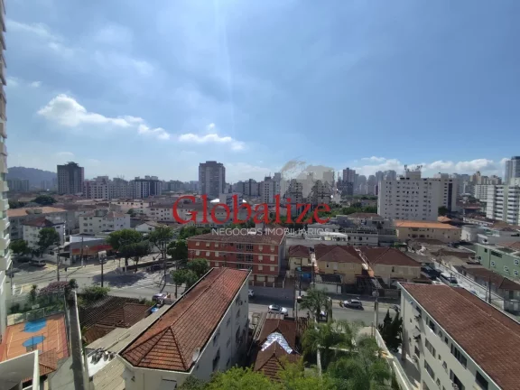 Imagem Apartamento à venda, 63m², 2 quartos, 1 suite, varanda, piscina, área verde por R$681.000,00 no Marapé em Santos