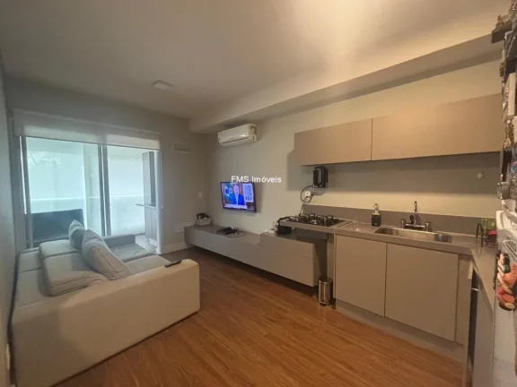 Foto do imóvel Apartamento à venda na Consolação - São Paulo: 2 quartos, 1 sala, 2 banheiros, 1 vaga de garagem - 64m² de área.