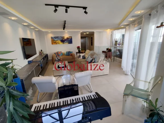 Imagem Cobertura Duplex de CINEMA com vista mar totalmente reformada no bairro da Ponta da Praia em Santos (SP) por R$.2.400.000,00 !