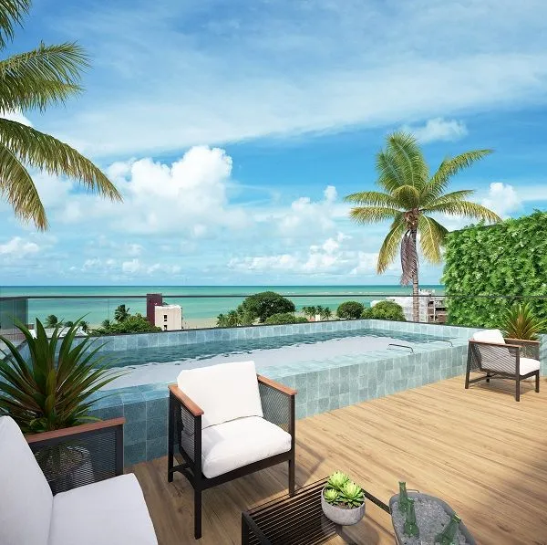 Imagem Flat com 1 dormitório à venda, 21 m² por R$ 319.999,00 - Jardim Oceania - João Pessoa/PB