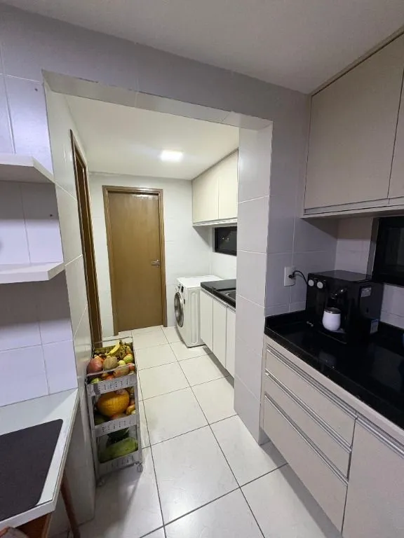 Imagem Apartamento com 98 m², vista mar, 3 quartos, mobiliado, 2 vagas e lazer completo em Manaíra, próximo à praia.
