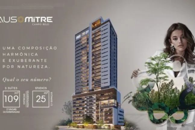 Foto do imóvel Studio com 1 Quarto à Venda, 25 m² em Campo Belo - São Paulo