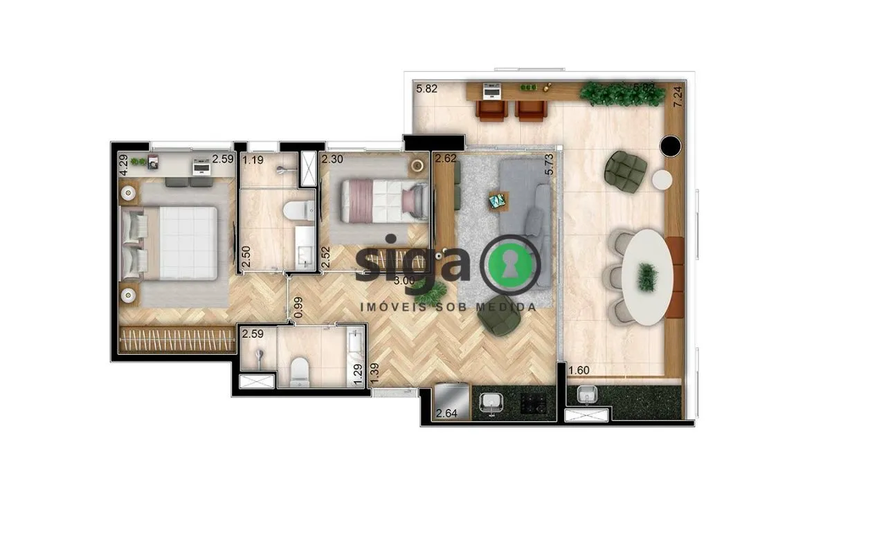Imagem Apartamento para venda no Butantã, São Paulo - SP