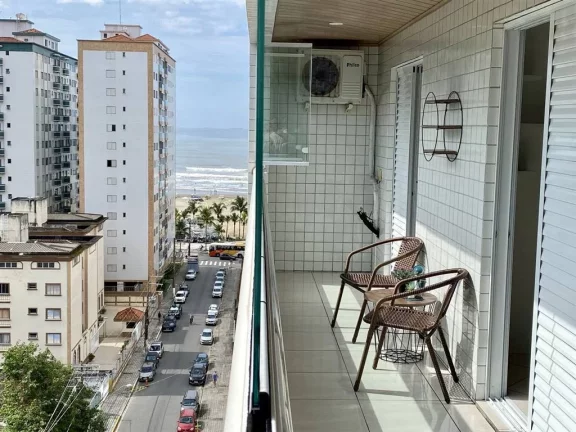 Imagem Apartamento com 3 dorms, Guilhermina, Praia Grande - R$ 730 mil, Cod: 1649