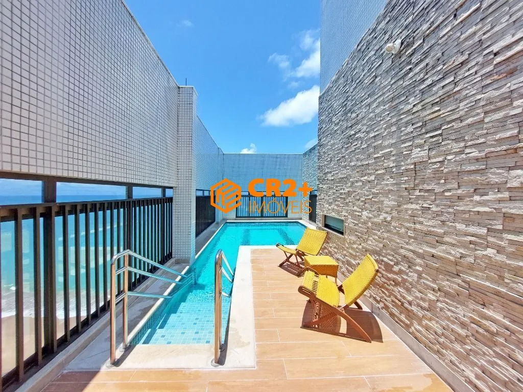 Imagem Apartamento à beira-mar na Av. Boa Viagem - 02 Quartos -1 Garagem -58,41m2