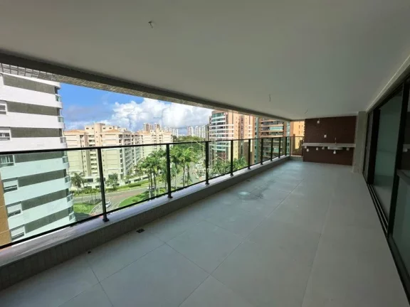 Imagem Apartamento de alto padrão com 4 suítes e varandão gourmet em Alphaville I, Salvador-BA 205m² 4 quartos 6 banheiros