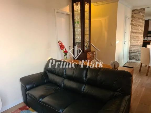 Imagem Flat disponível para locação no Twin Towers Ibirapuera, com 70m², 2 dormitórios e 2 vagas de garagem