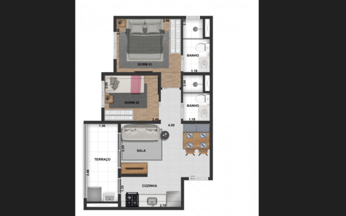 Imagem Apartamento com 2 Quartos à Venda, 35 m² em Tatuapé - São Paulo