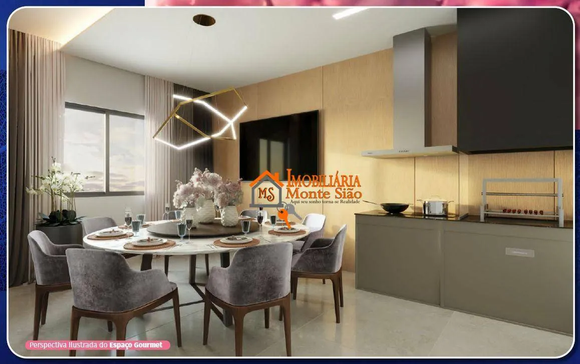 Imagem Apartamento com 2 dormitórios à venda, 37 m² por R$ 301.474,91 - Bonsucesso - Guarulhos/SP