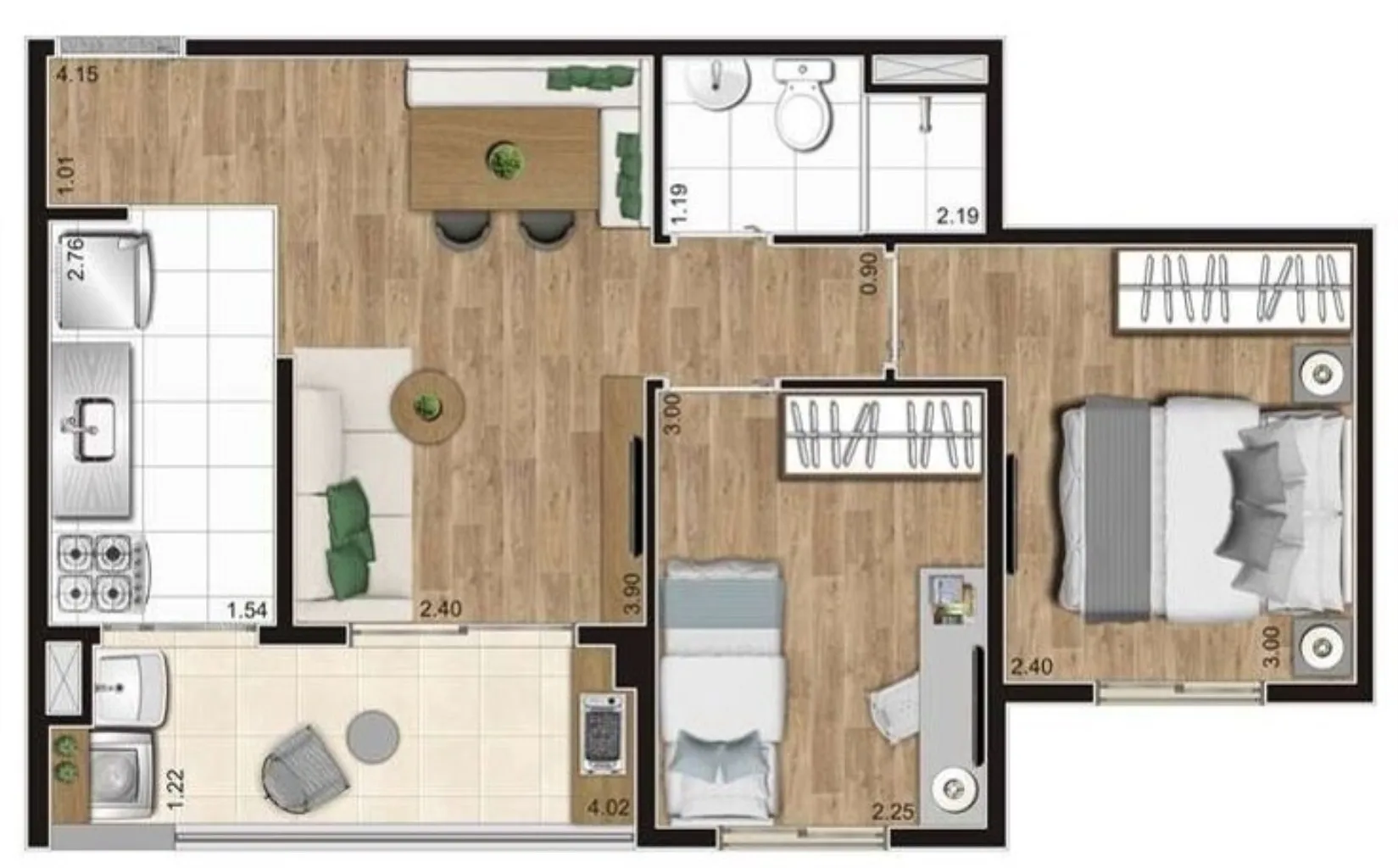 Imagem APARTAMENTO RESIDENCIAL em São Paulo - SP, Vila Moraes