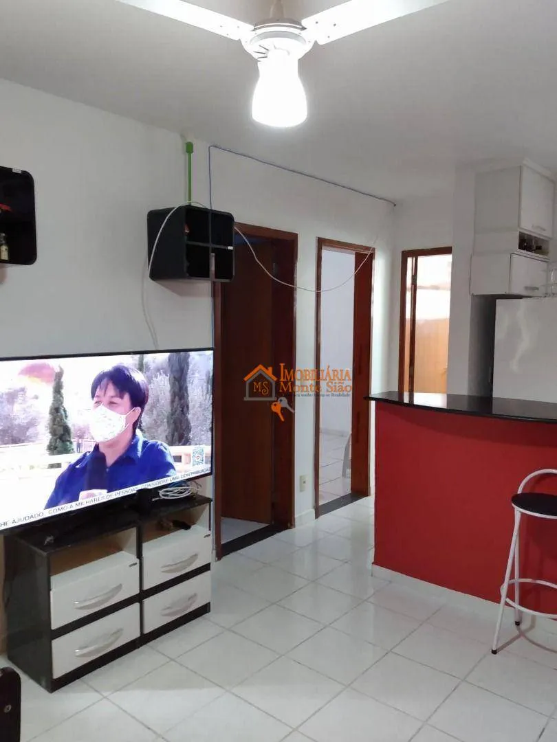 Imagem Apartamento com 2 dormitórios para alugar, 48 m² por R$ 1.957,19/mês - Água Chata - Guarulhos/SP