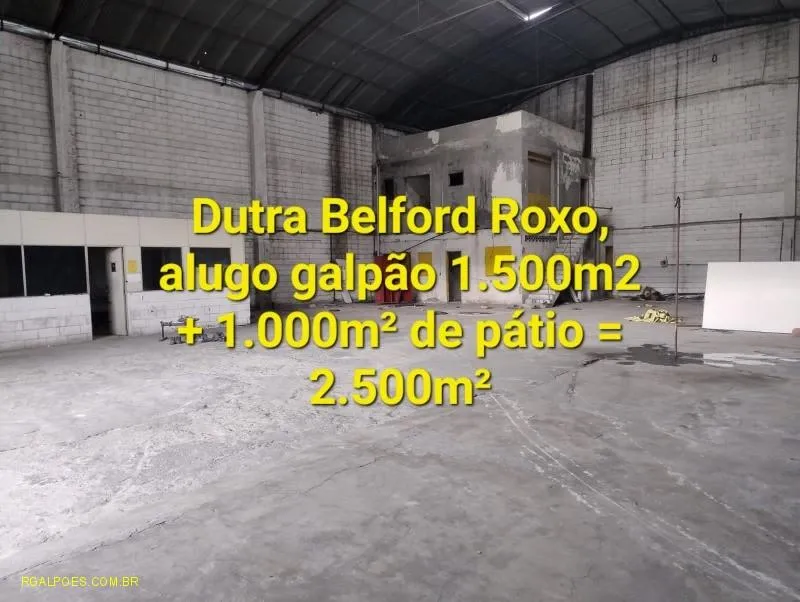 Imagem Galpão para Locação em BELFORD ROXO, Centro, 4 banheiros