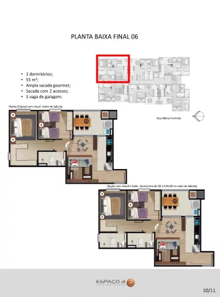 Imagem Apartamento 2 quartos para venda no bairro Cruzeiro em Caxias do Sul