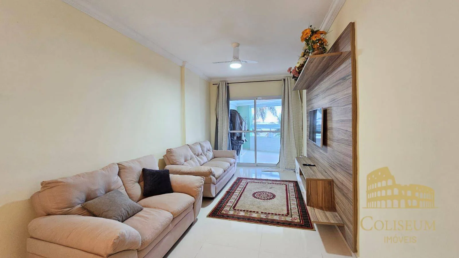 Imagem Apartamento com 2 dormitórios para alugar, 100 m² por R$ 4.500,00/mês - Balneário Flórida - Praia Grande/SP
