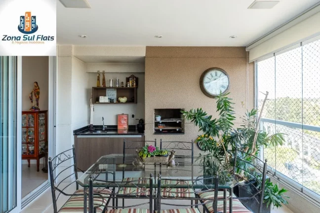 Imagem Apartamento Alto Padrão à Venda No Campo Belo Com 3 Suítes e 3 Vagas - Varanda Gourmet