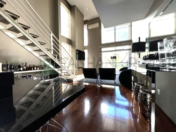 Imagem Não perca a oportunidade de adquirir este magnífico LOFT completamente mobiliado nos Jardins! Com um design moderno e uma atmosfera luminosa, este lof