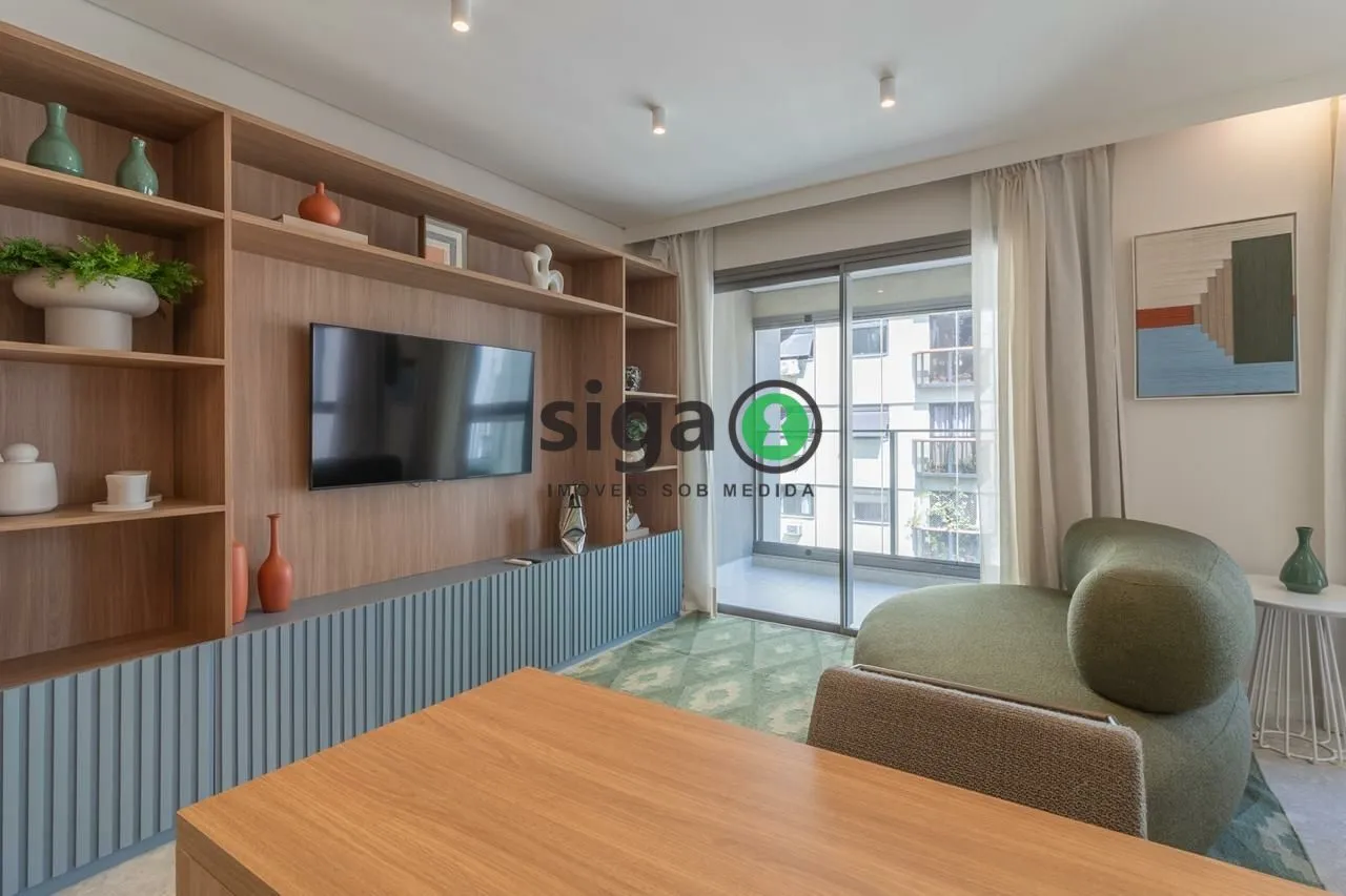 Imagem Apartamento 38m² mobiliado para locação localizado no Jardins/SP