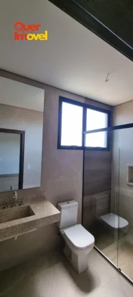 Imagem Luxuosa Casa em Condomínio à venda em Ribeirão Preto-SP, no Alphaville: 4 quartos, 4 suítes, 2 salas, 7 banheiros, 4 vagas de garagem, 498m² - Com Cinema Anfiteatro!