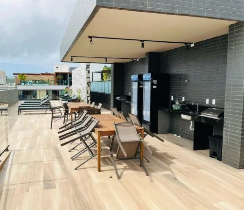 Imagem Flat com 1 dormitório à venda, 39 m² por R$ 865.240,00 - Cabo Branco - João Pessoa/PB