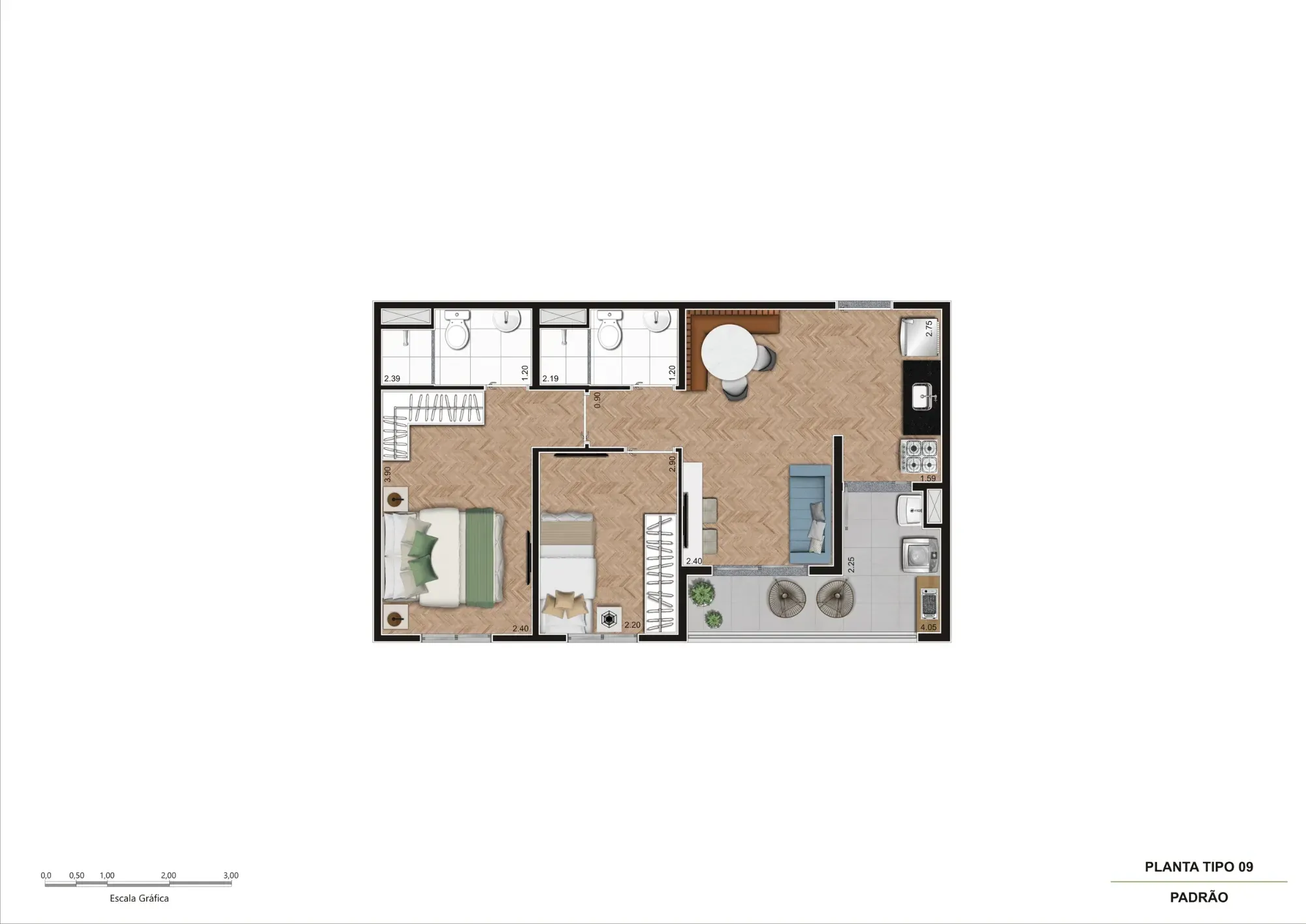 Imagem Apartamento com 3 Quartos à Venda, 60 m² em Vila Vermelha - São Paulo