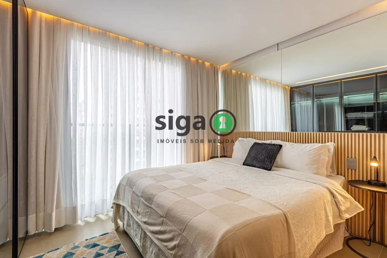 Imagem Apartamento com 1 dormitório para alugar, 27 m² por R$ 7.000/mês - Itaim Bibi - São Paulo/SP