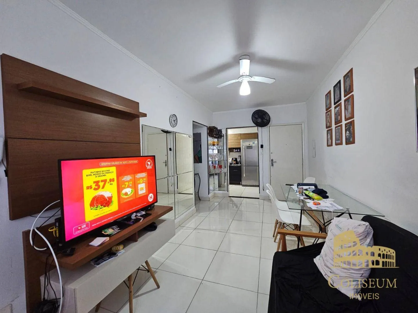 Imagem Apartamento com 1 dormitório à venda, 55 m² por R$ 325.000,00 - Canto do Forte - Praia Grande/SP