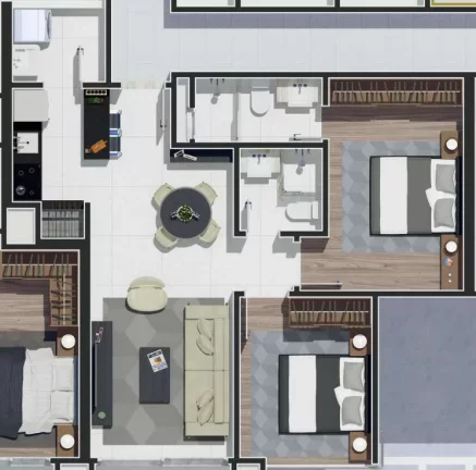 Imagem Condado San Diego - Apartamento à venda no bairro Zona Nova - Capão da Canoa/RS