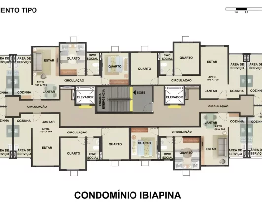 Imagem Apartamento no Condomínio Monte Ville, Tejipió