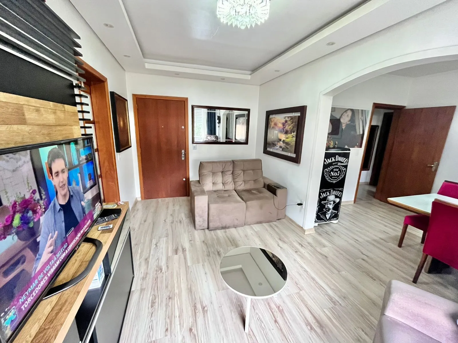 Imagem Apto de 02 dorm, mobiliado, transformado em 01 dorm, com vaga no Passo da Areia