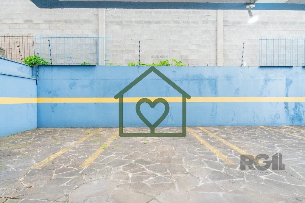 Imagem Apartamento de um quarto (dormitório), sacada e uma vaga de garagem no bairro Santana em Porto Aleg...