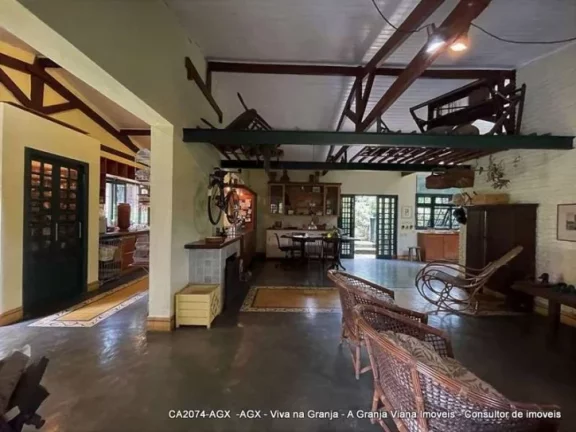 Imagem Miolo Granja - Casa de Campo SUSTENTÁVEL (3d 1ste).! Térrea, lareira, gourmet e edícula home office!