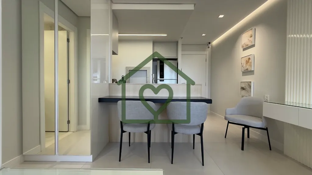 Imagem Apartamento com 43 m2 privativos projetado e decorado com layout integrado som embutido iluminação...