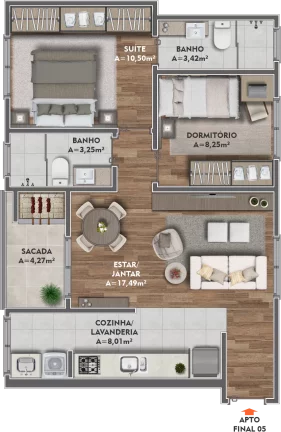 Imagem Apartamento 2 quartos para venda no bairro Sanvitto em Caxias do Sul