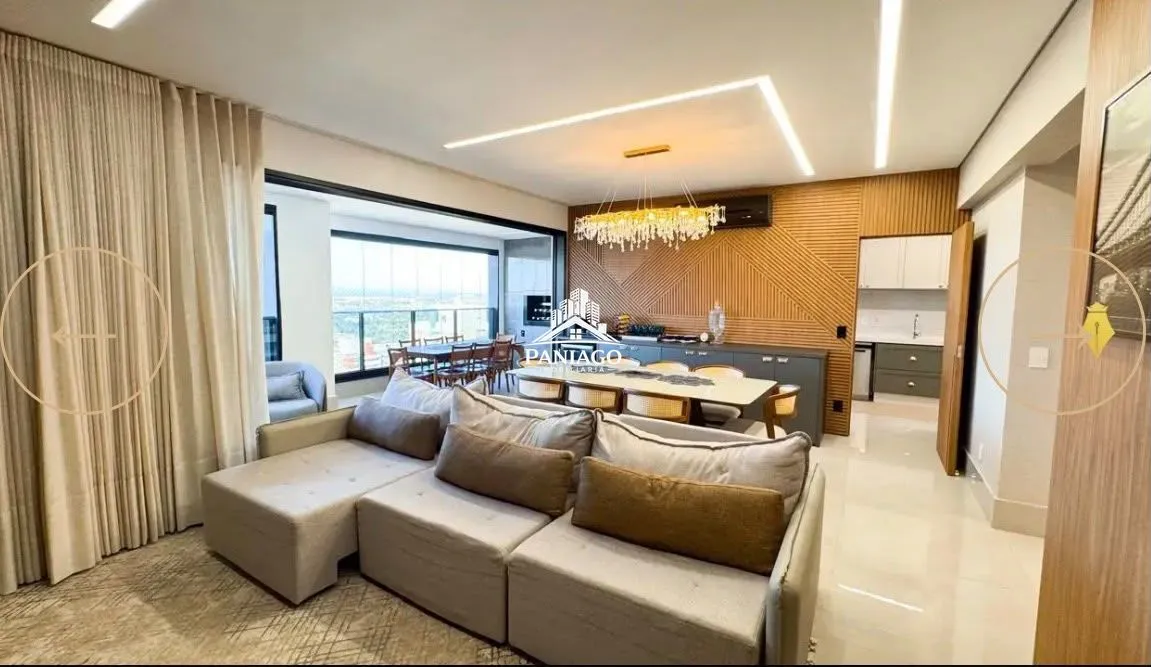 Imagem Apartamento de Alto Padrão à Venda no Edifício Harissa em Cuiabá - 3 Suítes e Pe