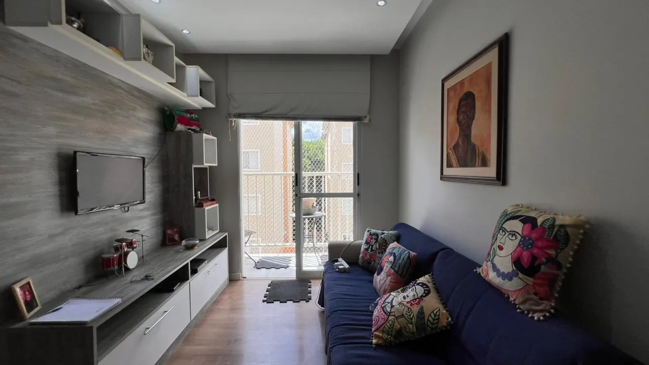 Imagem Apartamento 2 dormitórios com planejados, sacada e lazer completo no condomínio Terras de Vera Cruz, Zona Oeste de Sorocaba