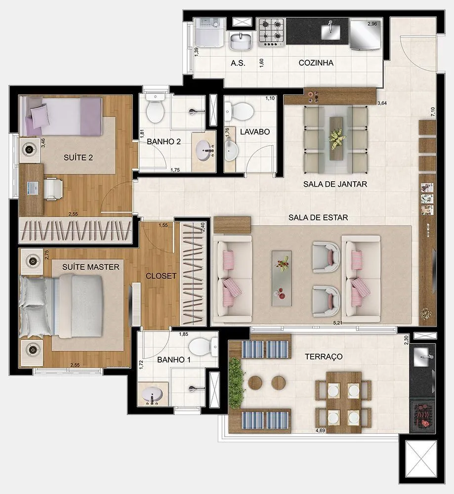 Imagem Apartamento Para Venda ou Locação no CIDADE MAIA!!!