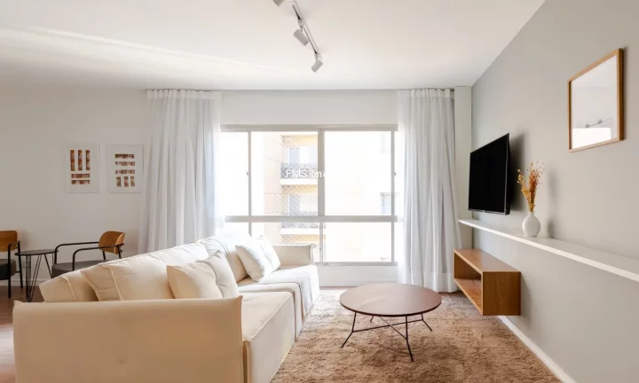 Imagem Apartamento para locação na Consolação com 4 quartos, 1 suíte, 1 sala, 3 banheiros, 2 vagas, 129m².