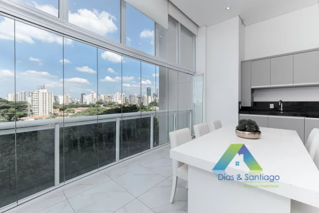 Imagem Apartamento com 1 Quarto e 2 banheiros para Alugar, 85 m² no Brooklin!