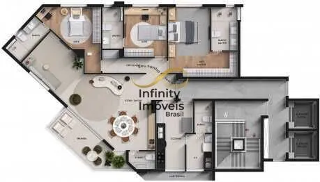 Imagem Turmalina - Apartamento Alto Padrão em Savassi, Belo Horizonte/MG
