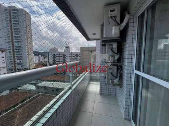 Imagem Apartamento para locaçao com 85m², 2 quartos, 1 suíte, churrasqueira, piscina, vaga demarcada por R$5.200,00 pacote em Santos