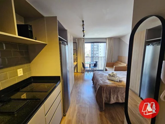 Imagem Studio com 1 dormitório para alugar, 24 m² - Auxiliadora - Porto Alegre/RS