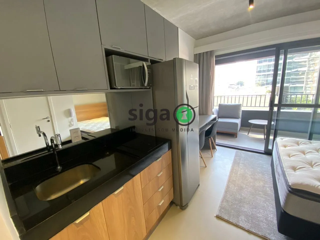 Foto do imóvel Apartamento Studio mobiliado para venda no Jardins, São Paulo - SP