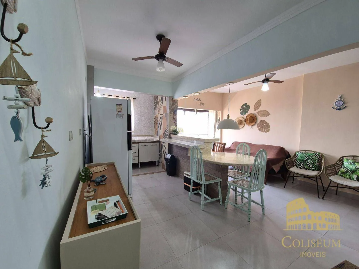 Imagem Apartamento com 1 dormitório à venda, 57 m² por R$ 380.000,00 - Balneário Pires - Praia Grande/SP