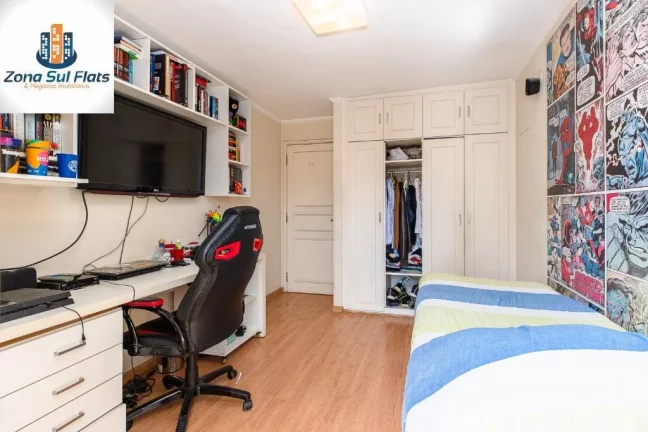 Imagem Apartamento à Venda No Brooklin Com 4 Dormitórios Sendo 2 Suítes e 2 Vagas - 1 Por Andar